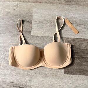 Skims Fits Everybody Strapless Bra Clay size 34B